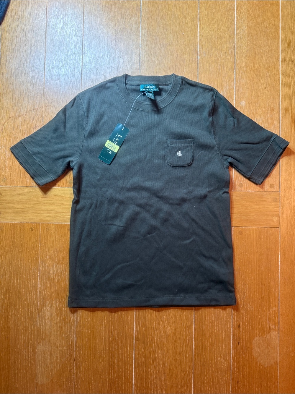 Ladies Vintage Lauren Ralph Lauren Pocket Tee - Classic Short Sleeve Shirt